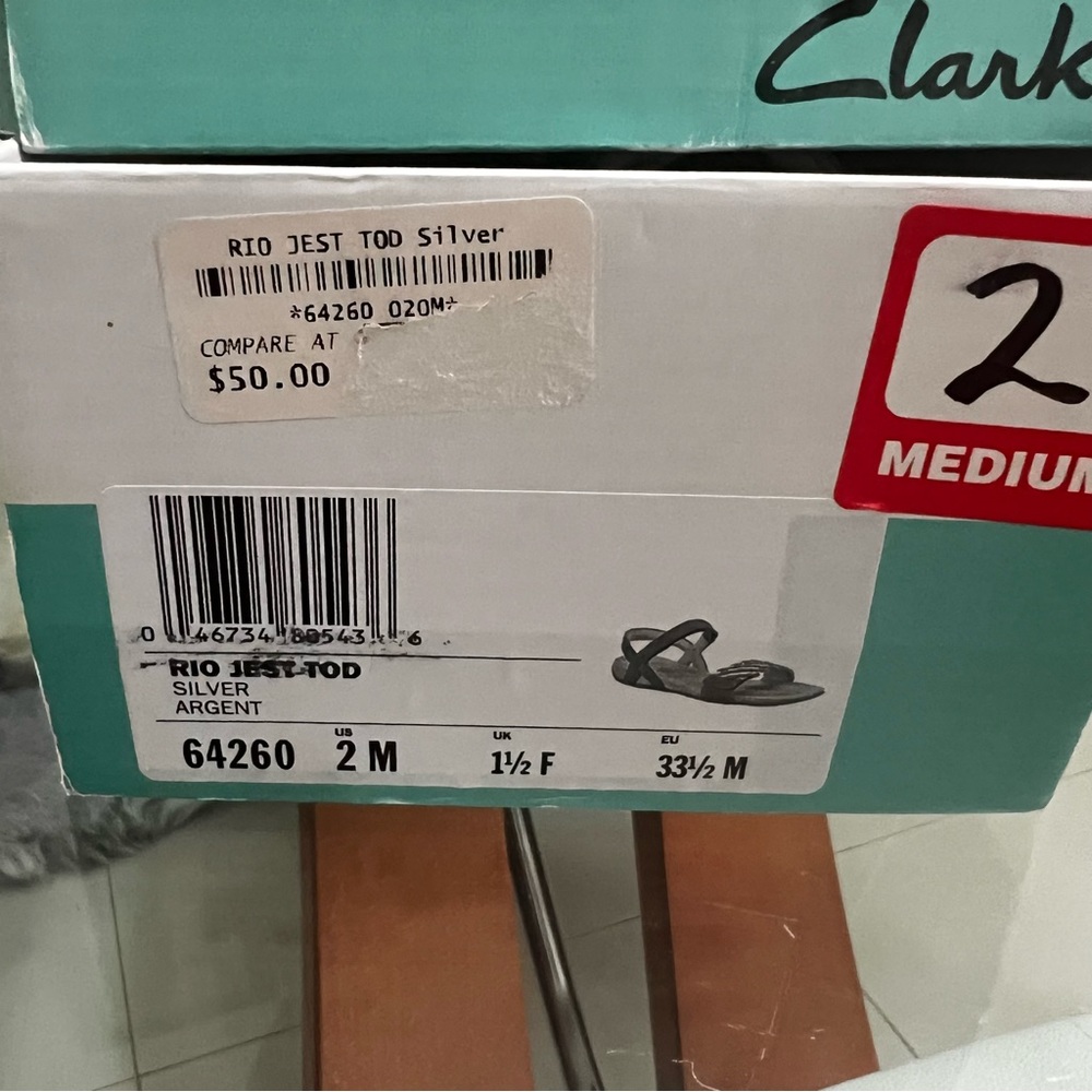 Clarks Girls Sandals - Picture 4 of 7